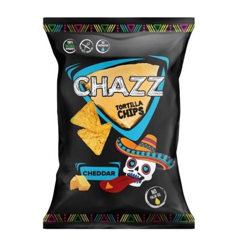 Chazz Cheddar sajtos tortilla chips 100g