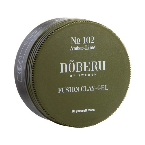 Noberu Fusion Clay-Gel hajwax, Amber Lime - 80 ml 