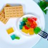 Amos 4D Fun&Play Blocks vegyes gyümölcsízű építhető gumicukor 100g