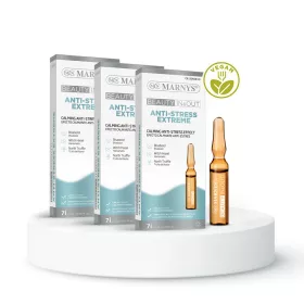   ANTI-STRESS - BŐRNYUGTATÓ ÉS BŐRVÉDŐ HATÁSÚ AMPULLA ÉRZÉKENY BŐRRE 7x2 ML TRIÓ CSOMAG
