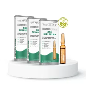   MARNYS CBD KOZMETIKAI AMPULLA - AZ IRRITÁLT BŐR MEGNYUGTATÁSÁRA 7x2 ML TRIÓ CSOMAG