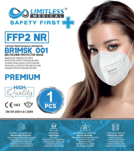 Limitless Medical FFP2 maszk FEHÉR