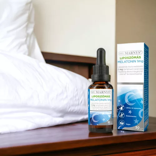 MARNYS LIPOSZÓMÁS MELATONIN 1mg ÉTREND-KIEGÉSZÍTŐ CSEPP DUÓ CSOMAG